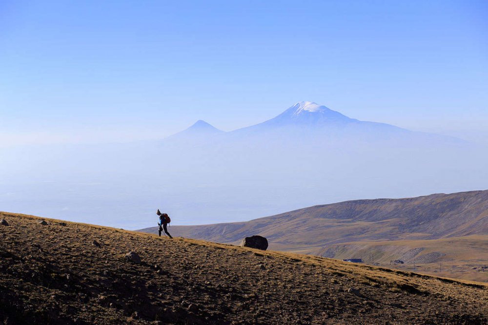 Гора Арагац Гюмри Армения
