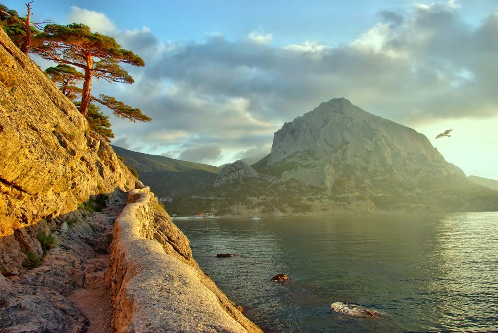 Крым горы новый свет пейзаж