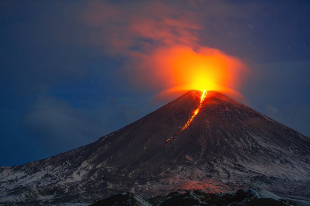 Будьков Денис извержение вулкана Ключевской
