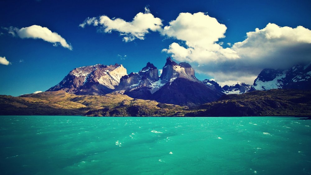 Патагония Аргентина озеро горы