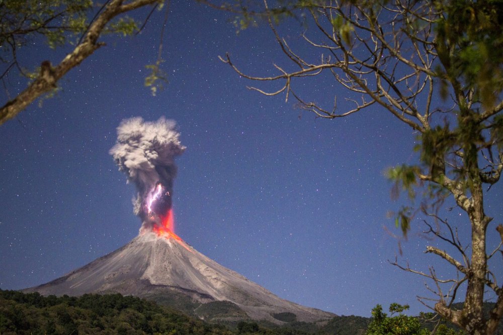 Извержение вулкана Калима