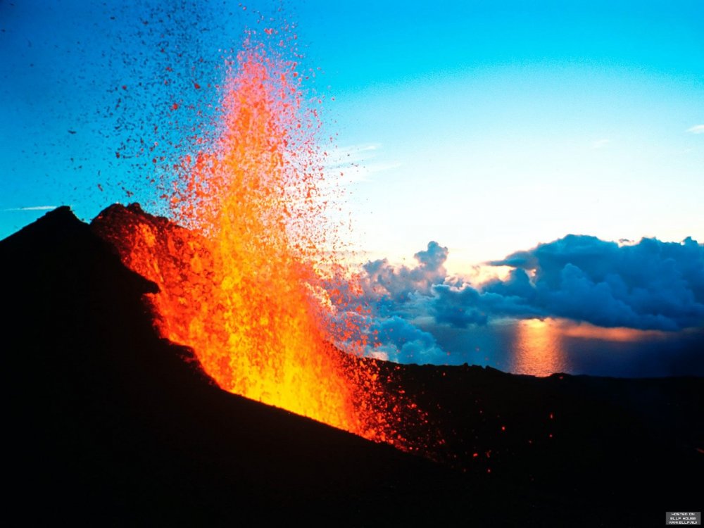 Природные стихии вулкан