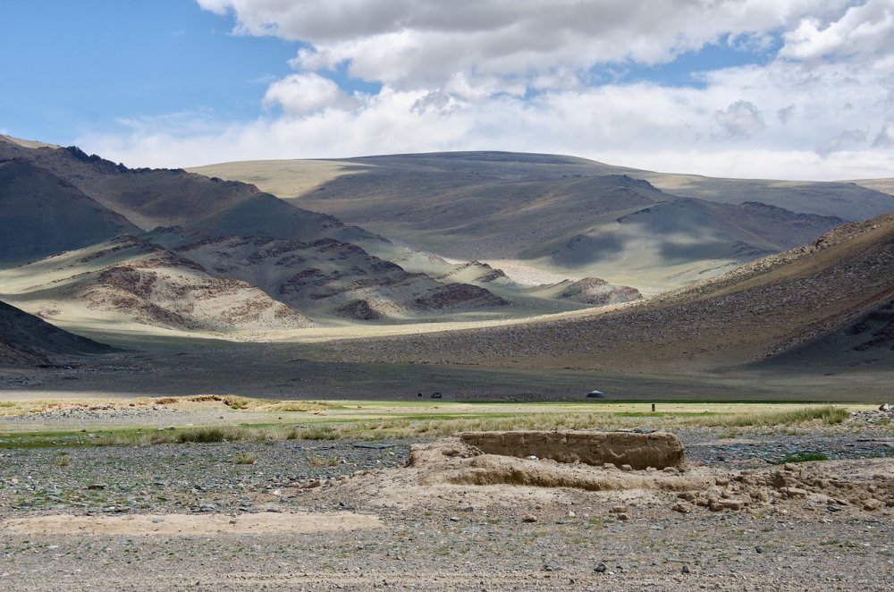 Природа в степи Монголии