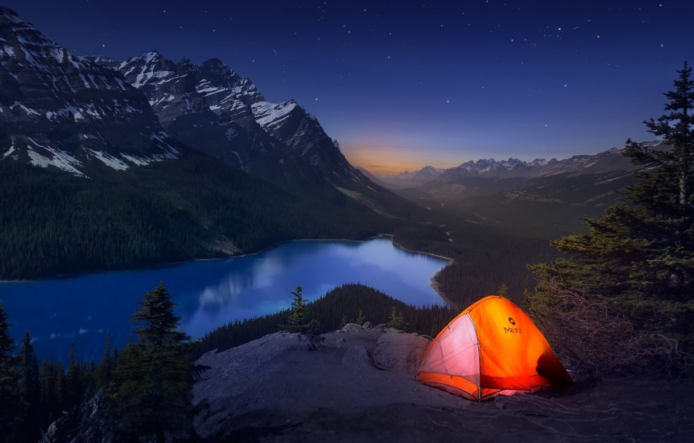 Красивая природа палатка