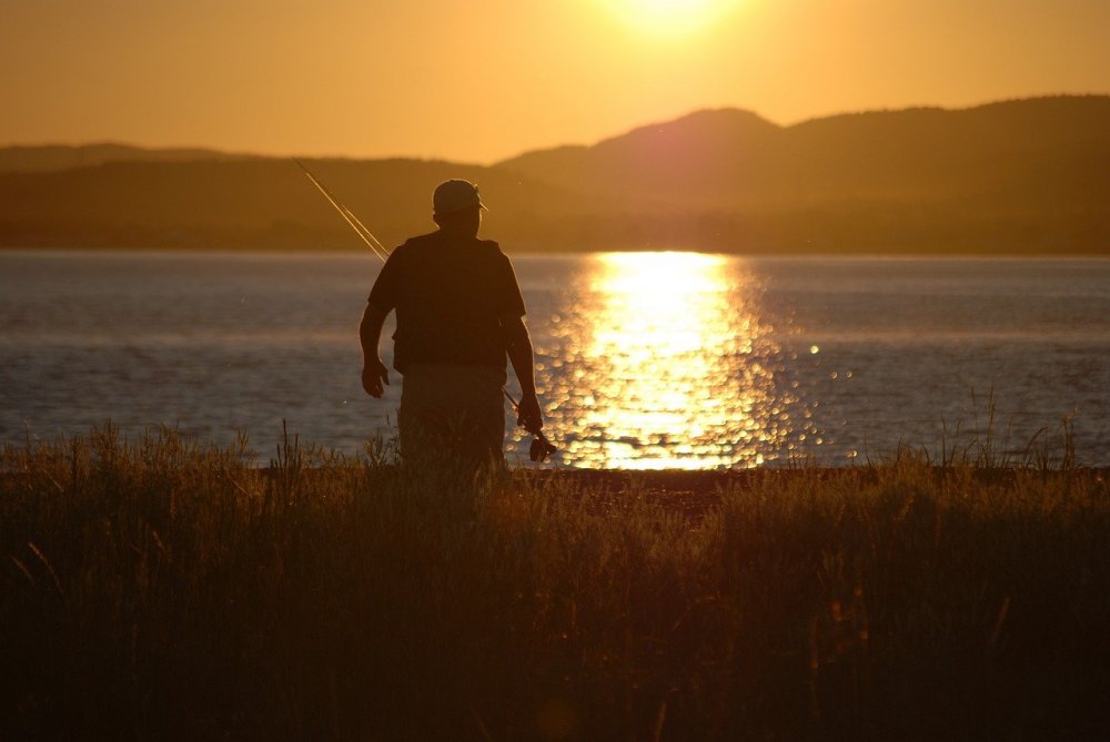 Рыбалка на закате