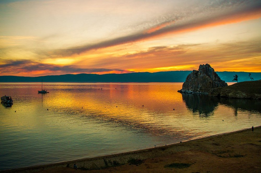 Байкал остров Ольхон закат
