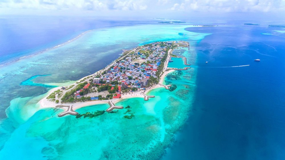 Размеры острова Маафуши Мальдивы