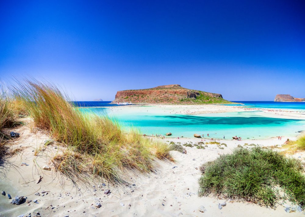 Крит пляжи с белым песком