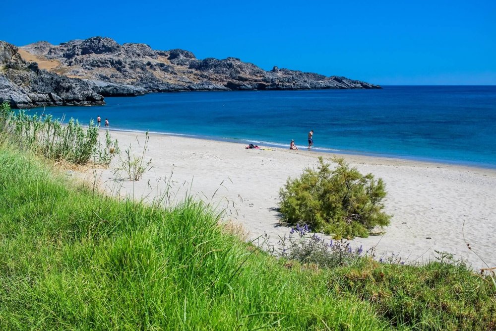 О Крит пляж Аммудаки