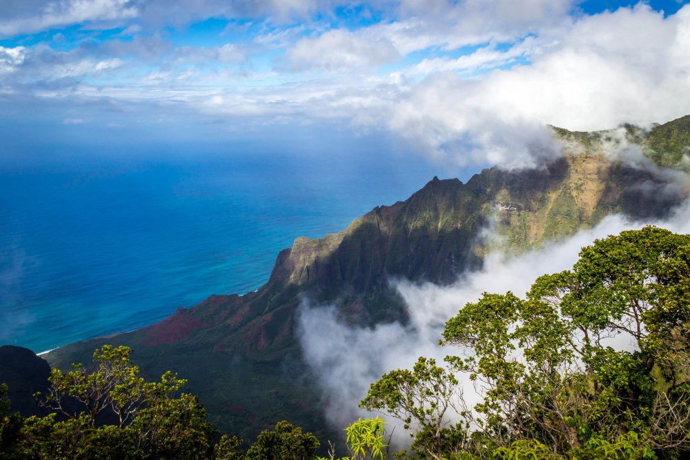 Гавайи горы фото
