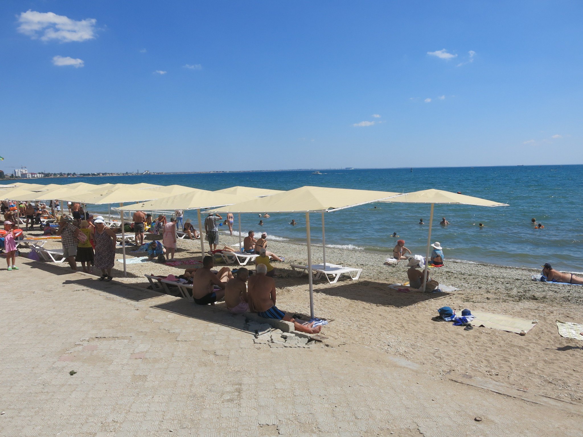 Крымский пляж Феодосия