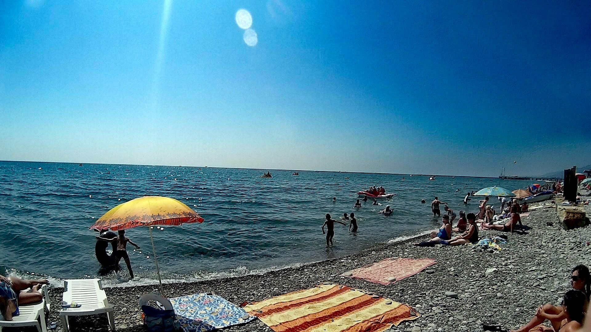 Лазаревское Море Пляж