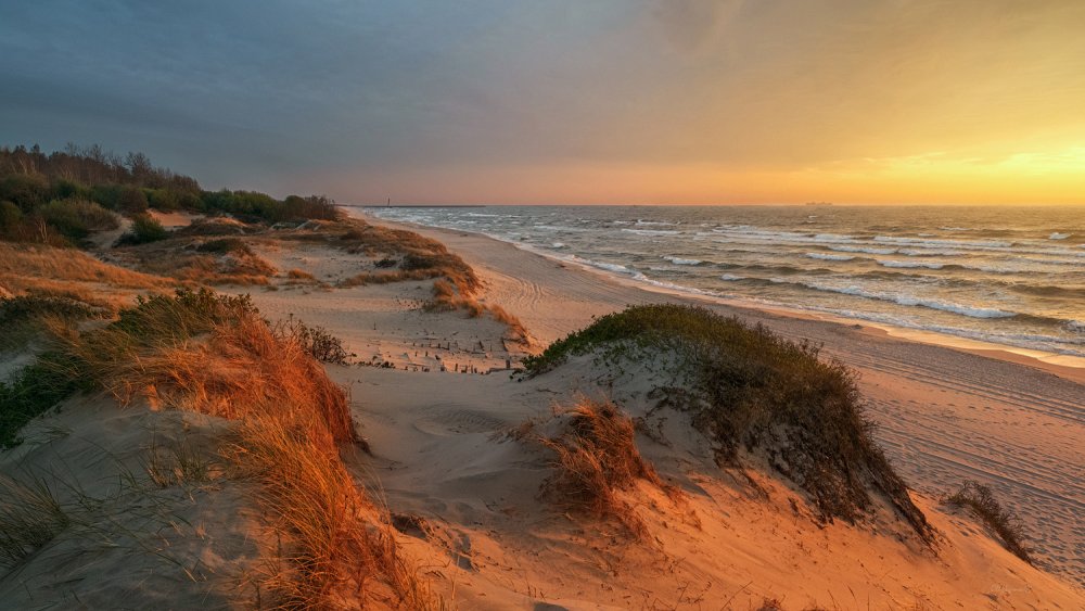 Балтийское море Калининград дюны