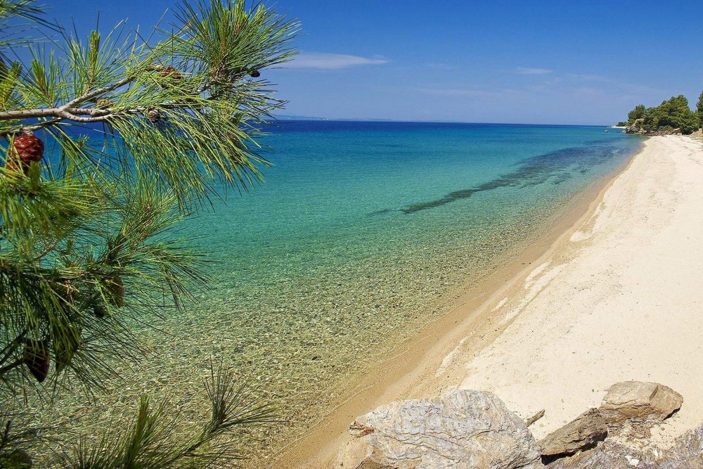 Мраморный пляж Тасос Греция