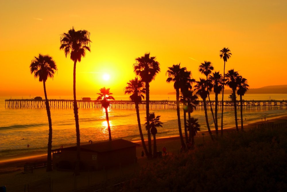 Лос Анджелес Калифорния пляж