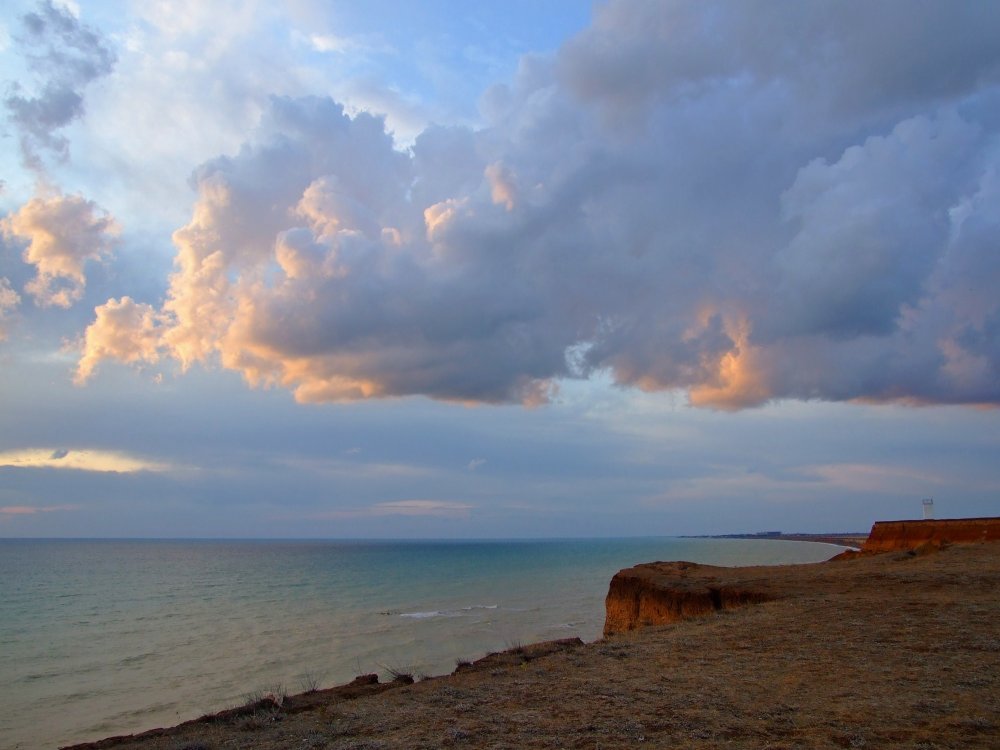 Море Крым берег поселок Береговое