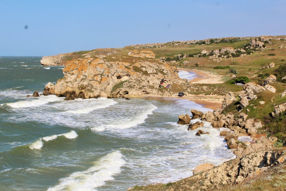 Бухта широкая Крым Генеральские пляжи