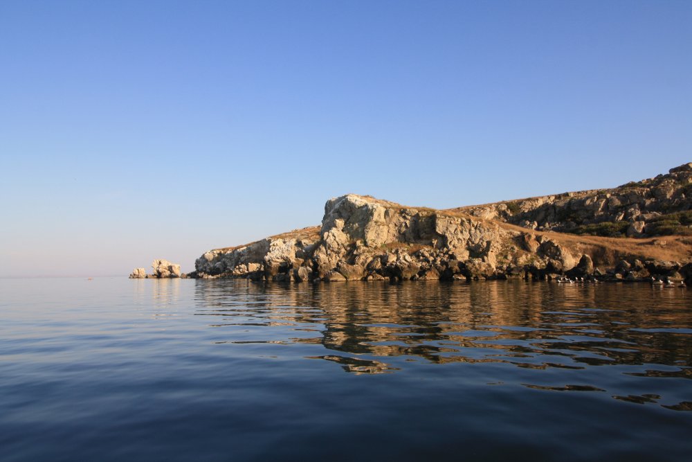 Казантипский залив Дикие стоянки
