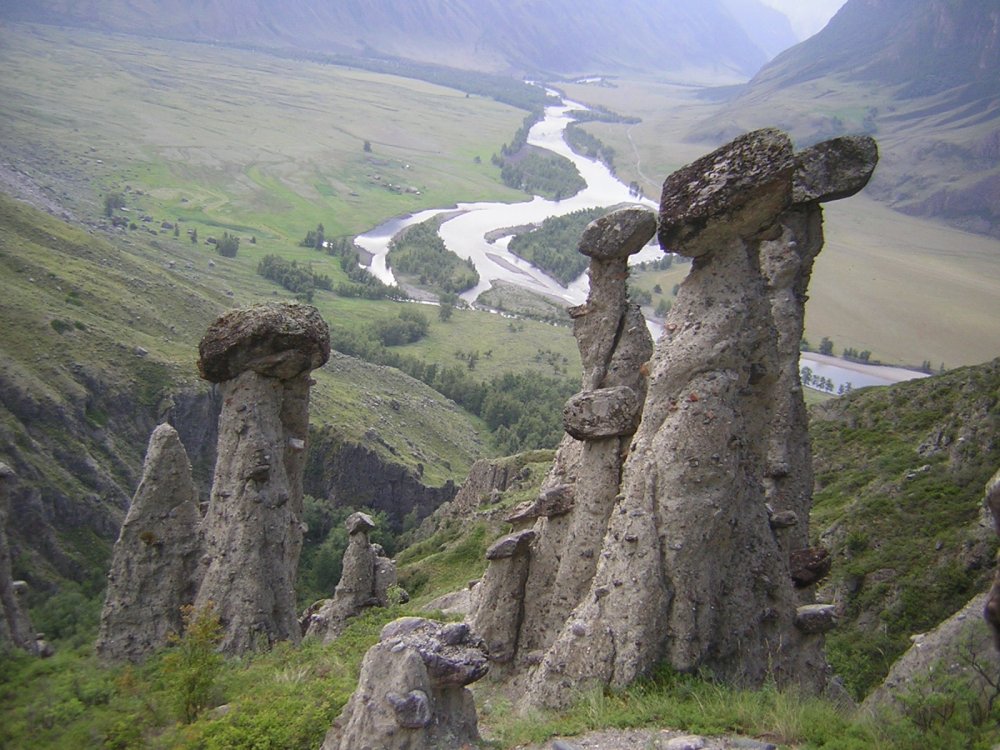 Каменные грибы Улаган