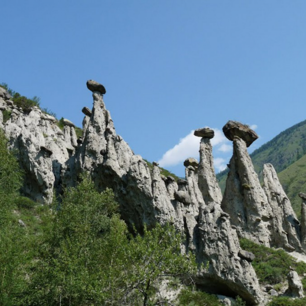 Каменные грибы Алтая Легенда