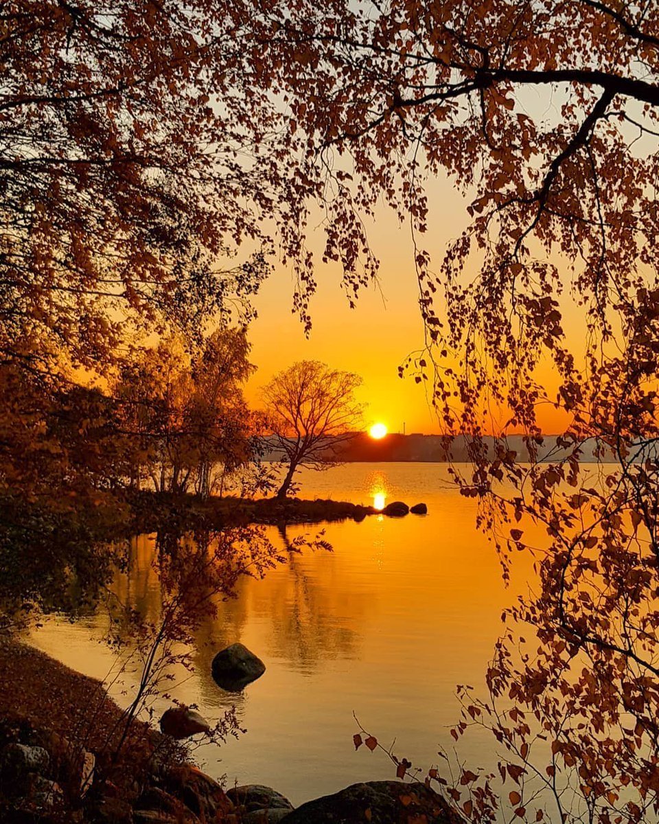 Осенний вечер природа