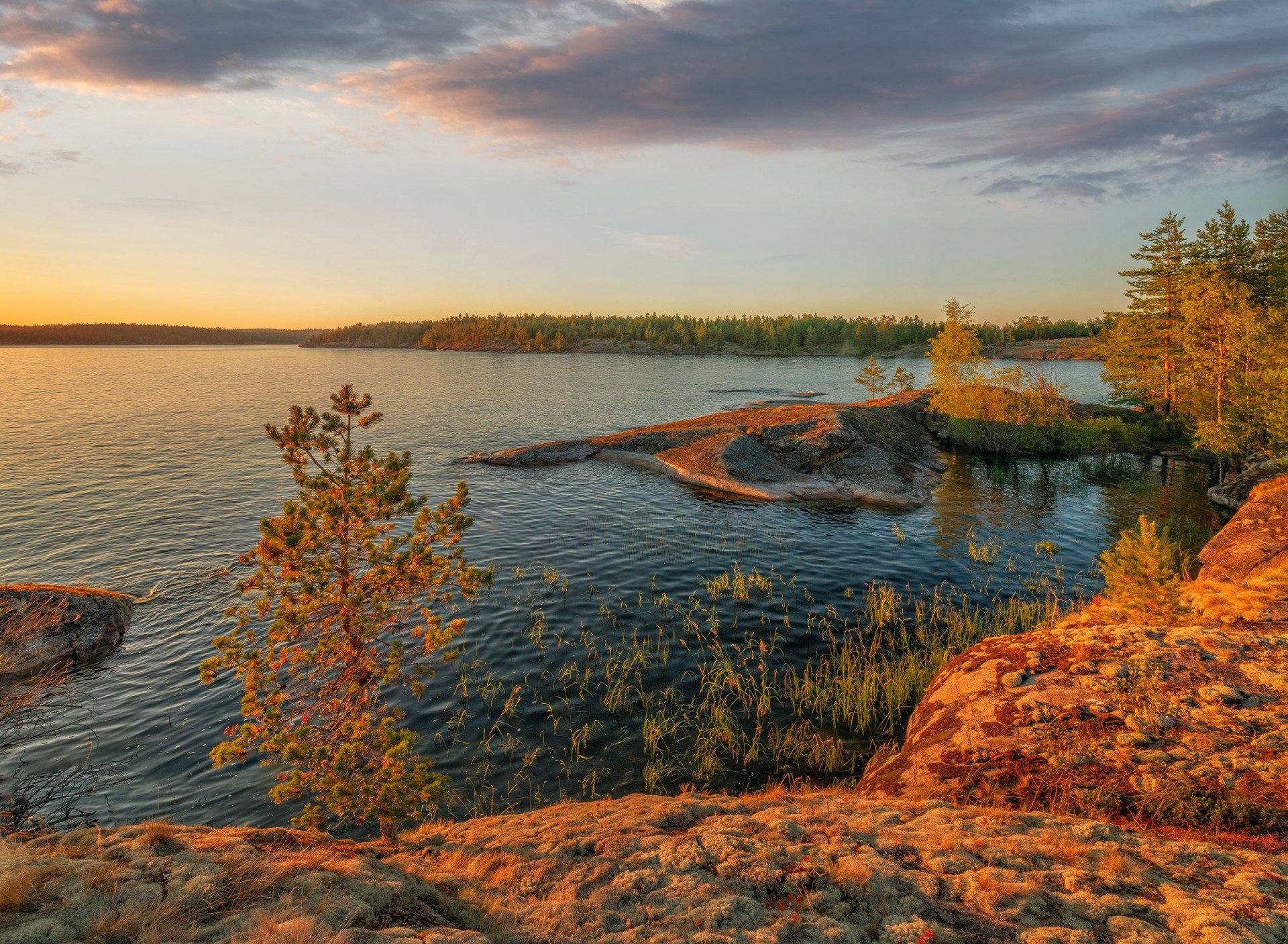Озеро Укшозеро Карелия