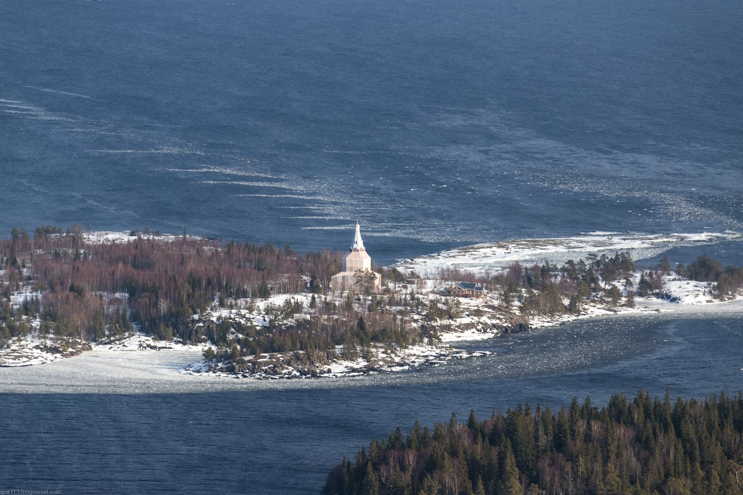 Остров Валаам Карелия зимой