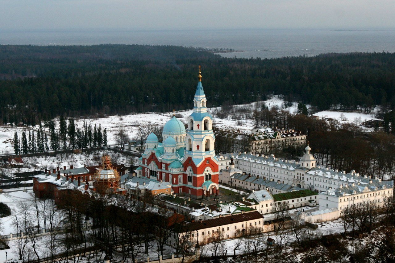 Остров Валаам зима