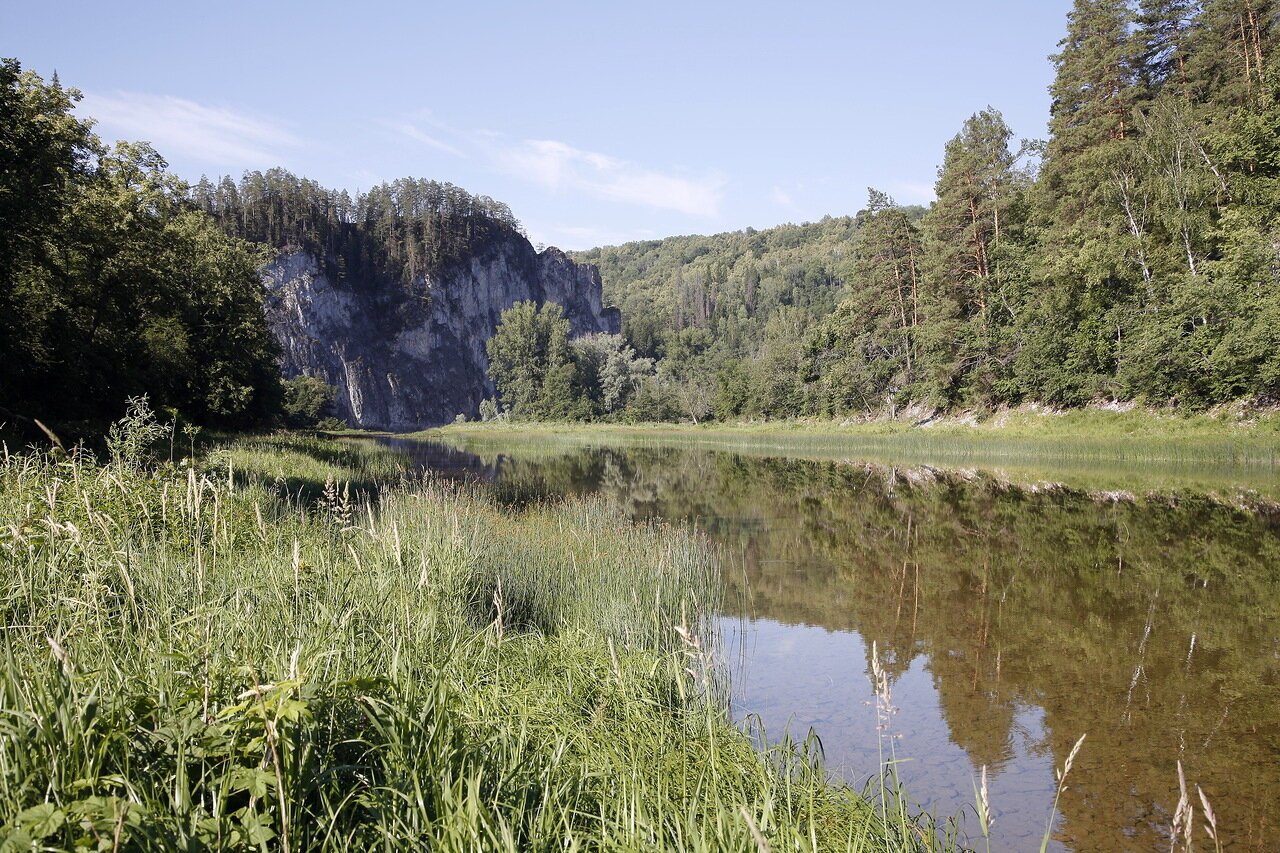 Река зилим карта