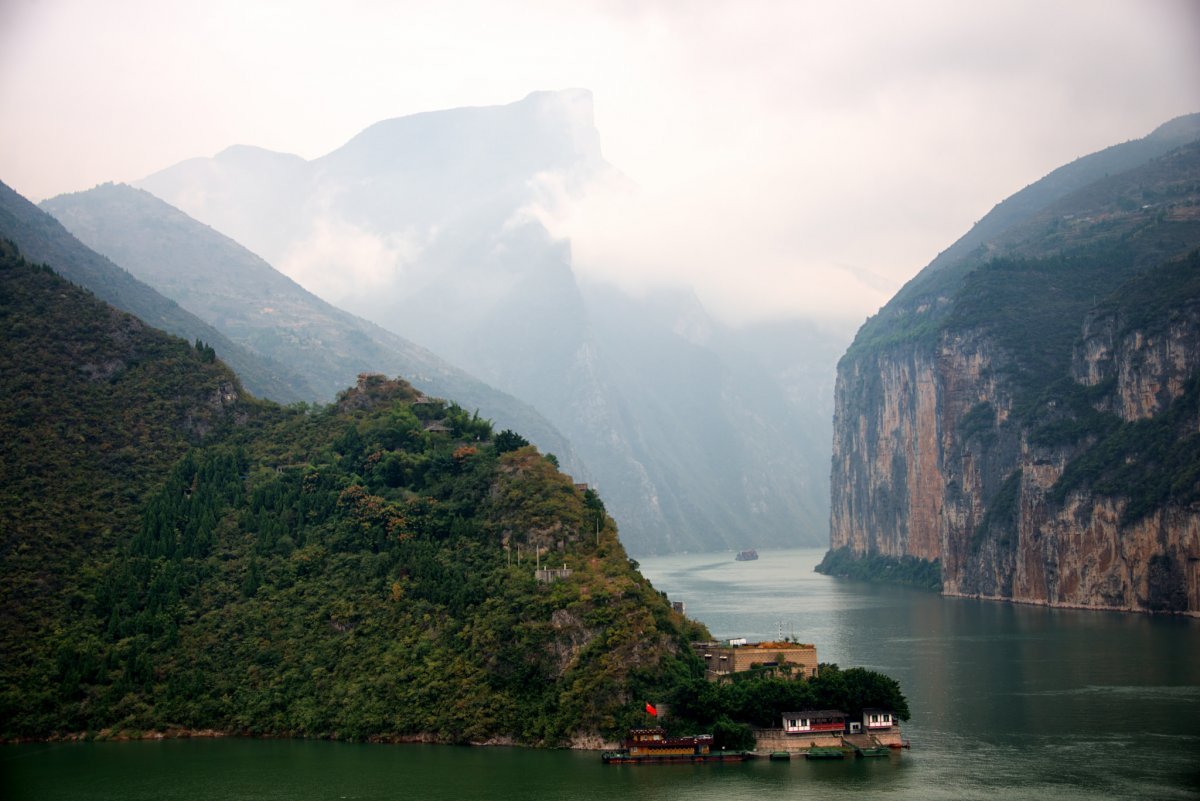 Китая природа река Янцзы