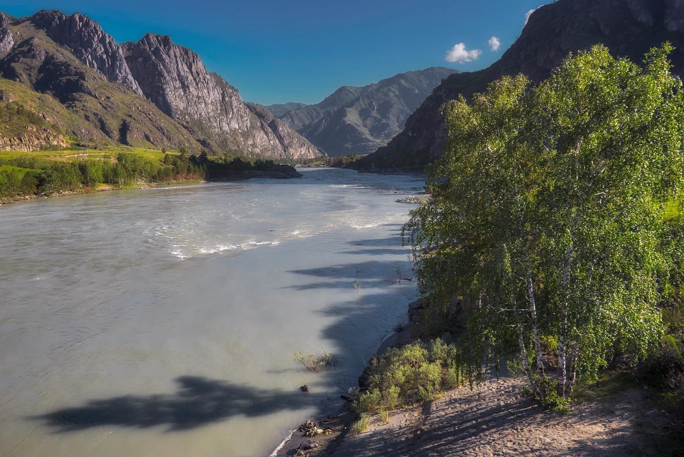Воды южной сибири. Горно Алтайск река Катунь. Горный Алтай река Бия Катунь. Природа горного Алтая река Катунь. Река Алтай горы Катунь бирюзовая.