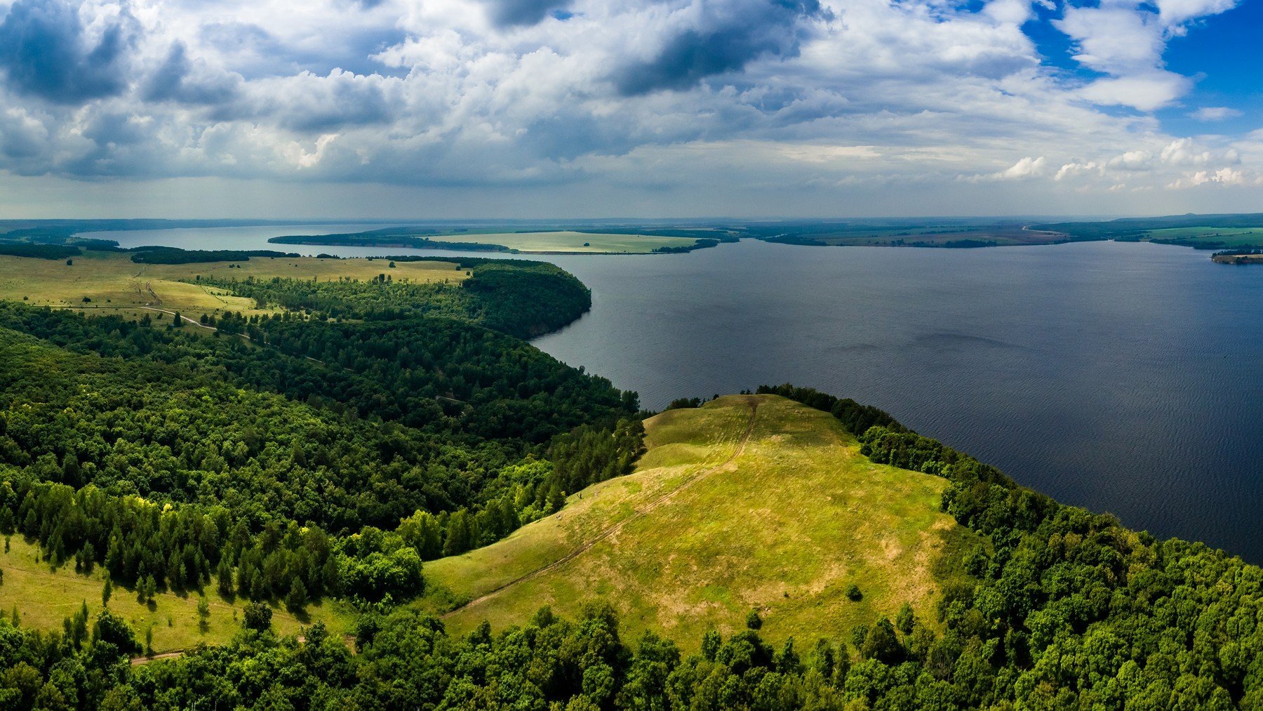 Река Волга Самарская лука