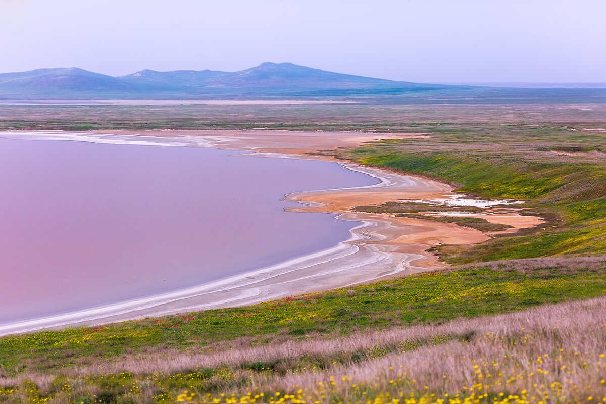 Озеро Киркояшское в Крыму