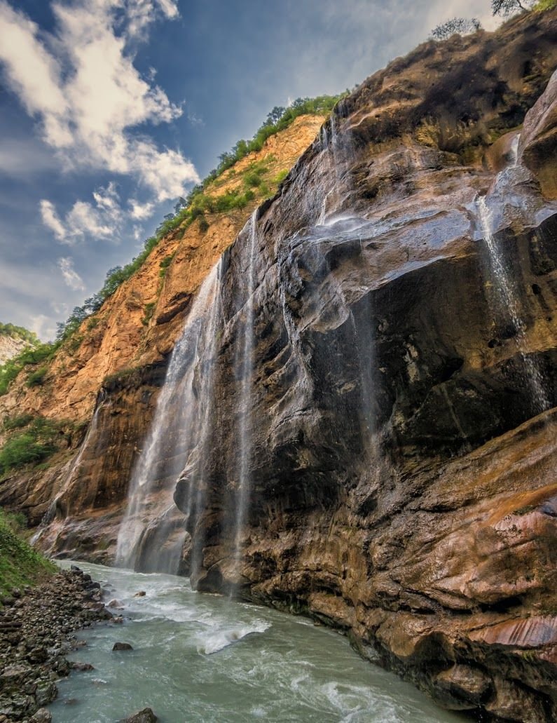 Чегемские водопады (72 фото) - 72 фото