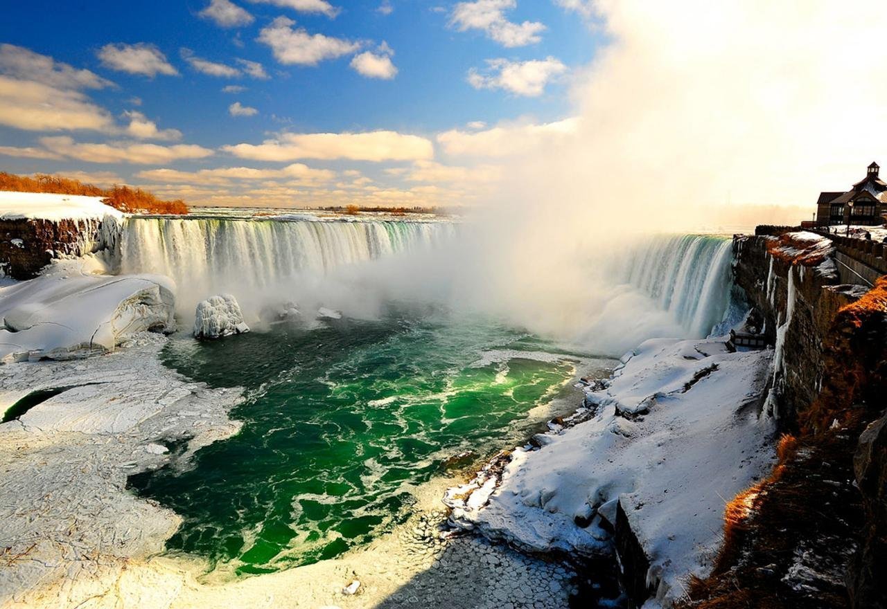 Какие водопады располагаются в северной америке. Северная Америка Ниагарский водопад. Ниагарский водопад экскурсия. Водопад в Америке Ниагарский. Канада водопад Ниагара.