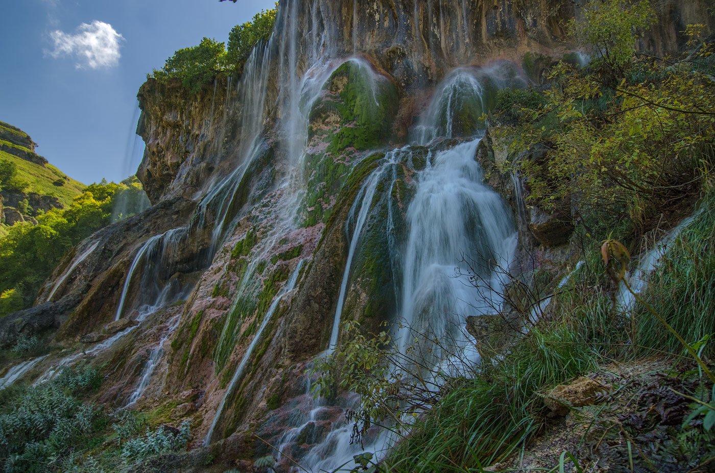 Царский водопад в Кабардино