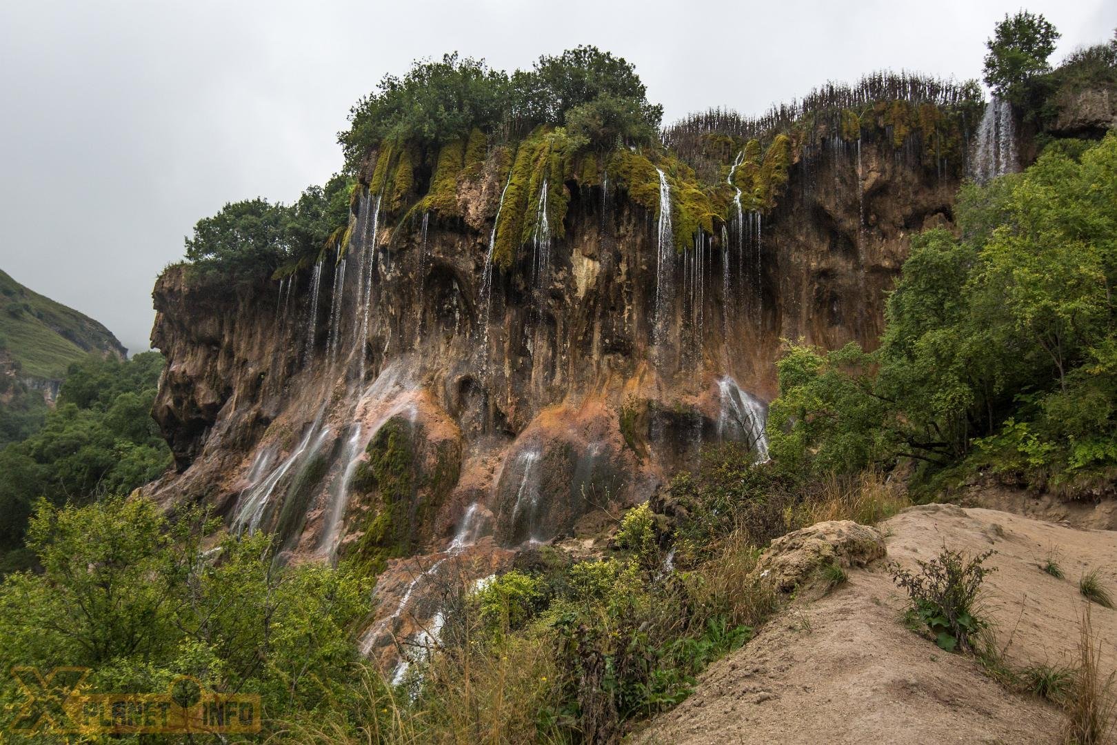 Царский водопад в Кабардино