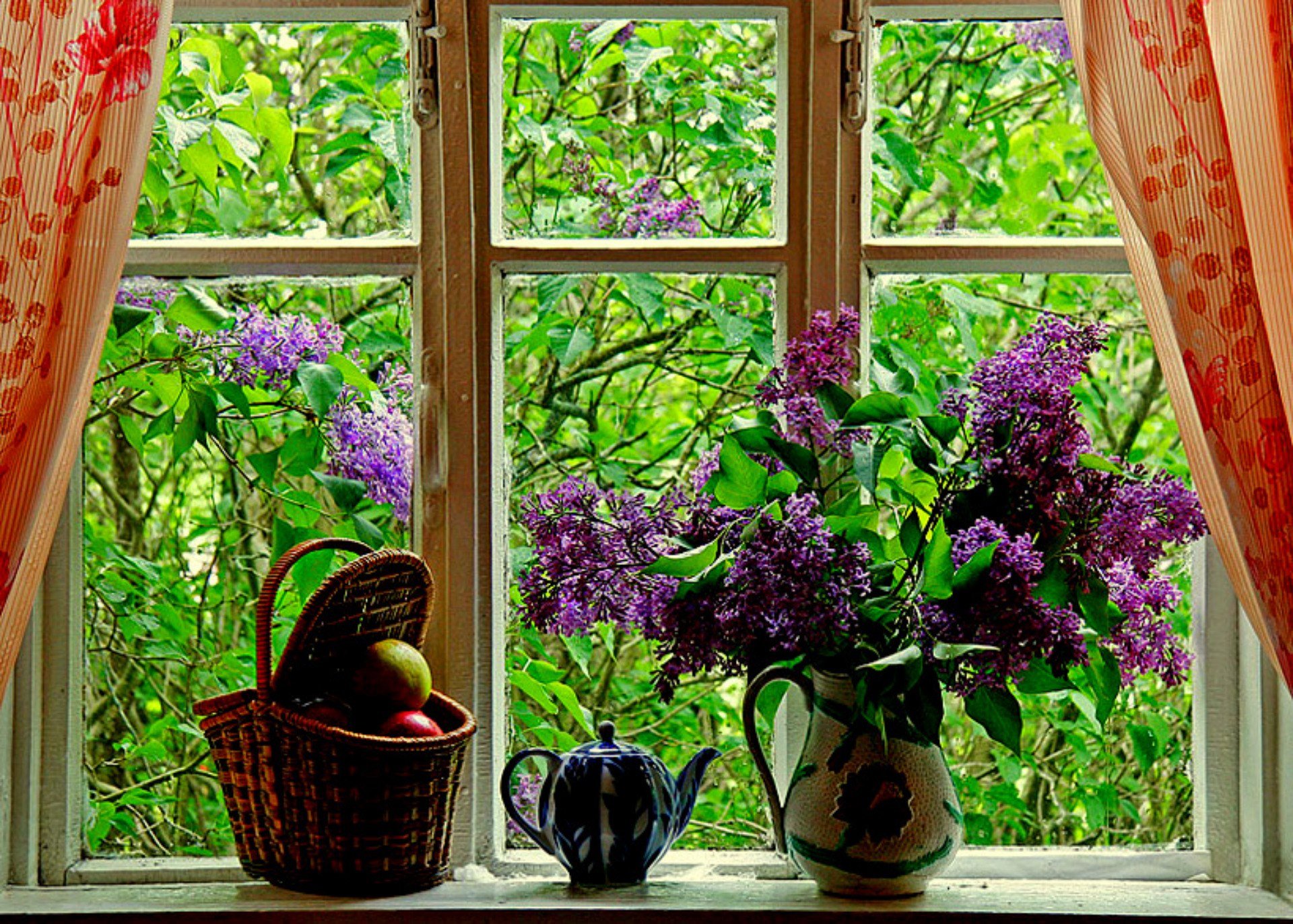 Домик окнами в сад - 66 фото