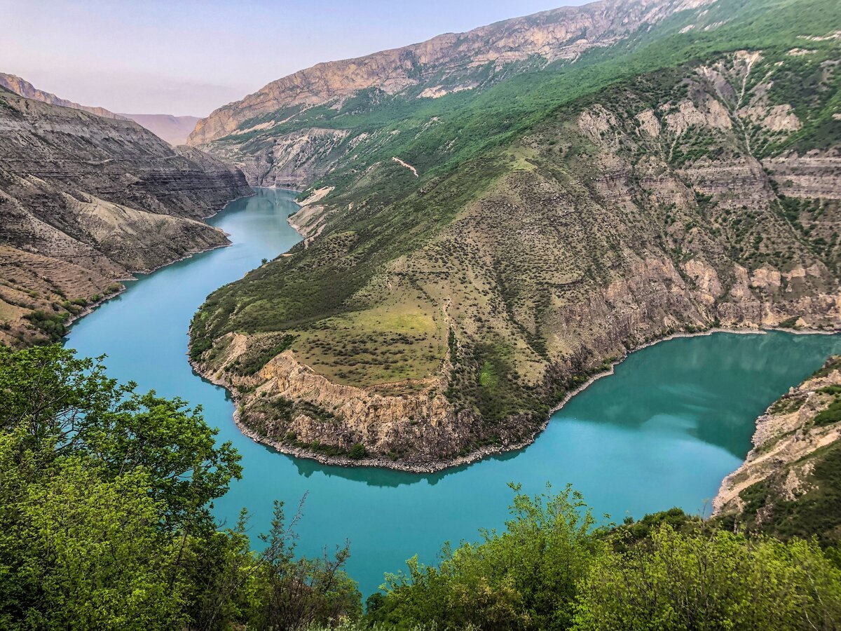 Каньон в долине реки Сулак