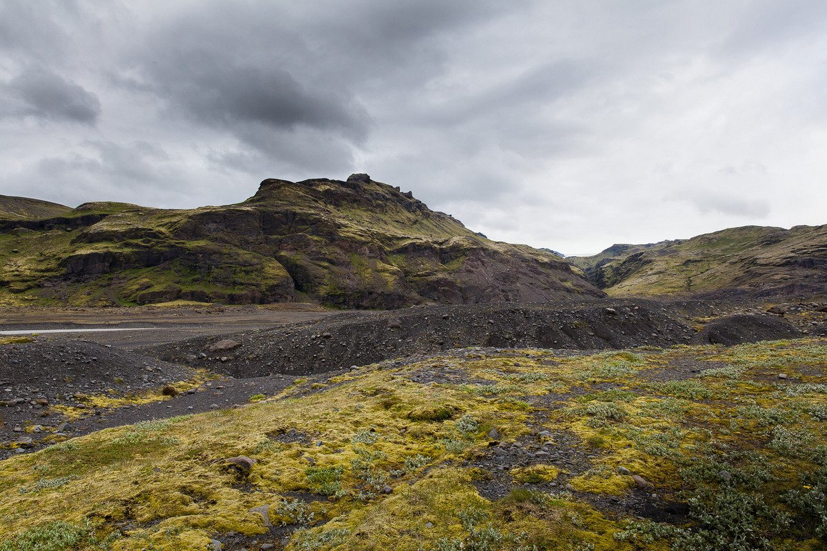 Исландия цвета ландшафта