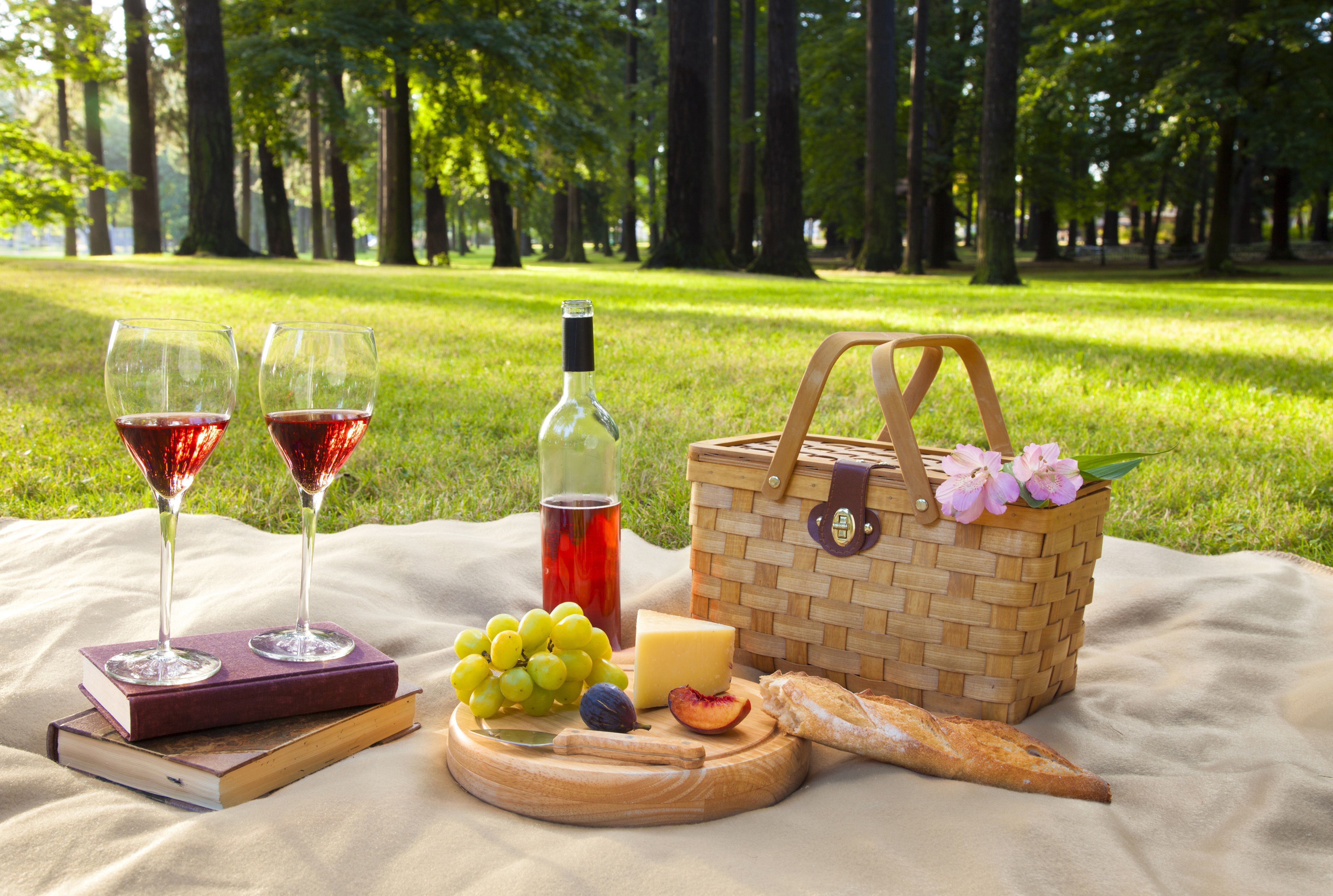 Пикник ой. Пикник на природе. Романтичный пикник на природе. Сервировка пикника. Пикник с вином.