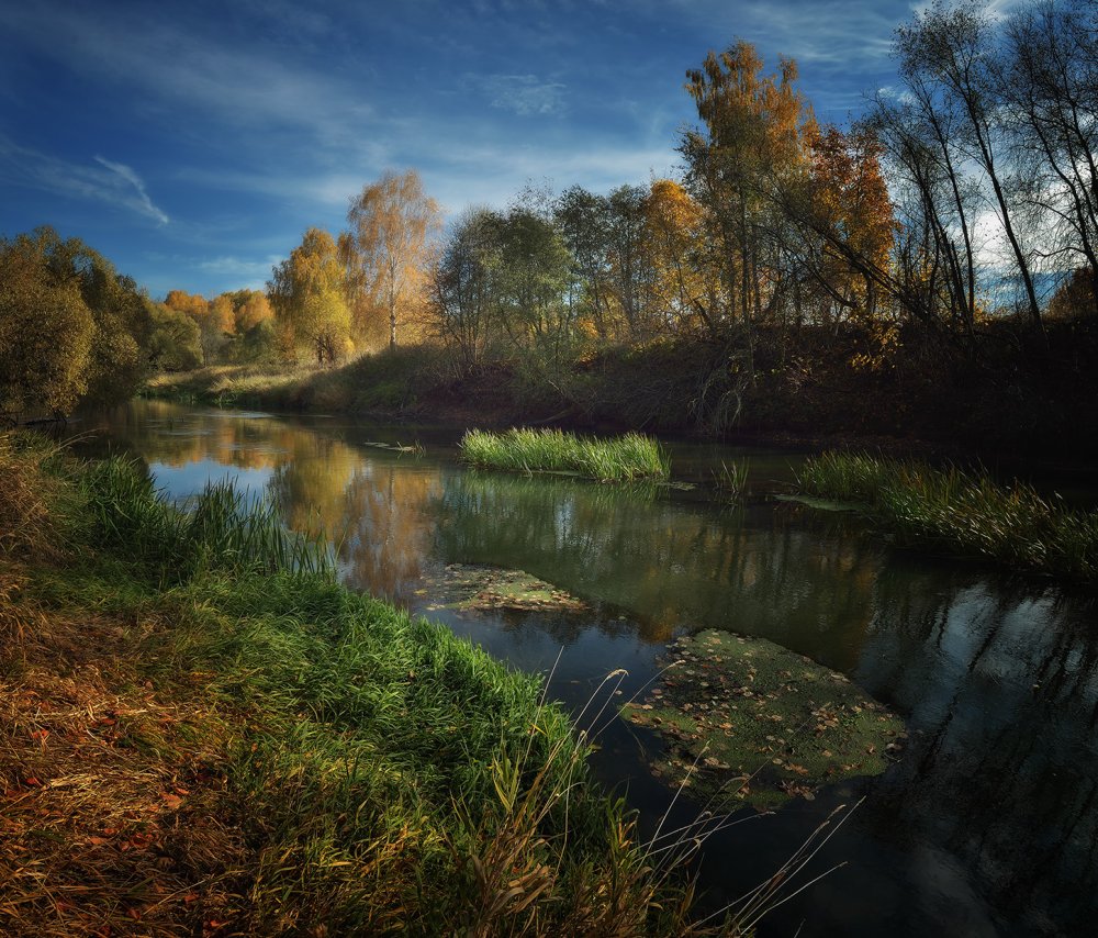 Река Истра осенью