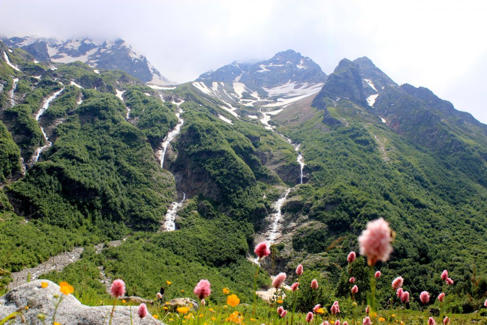 Водопад Тана Северная Осетия