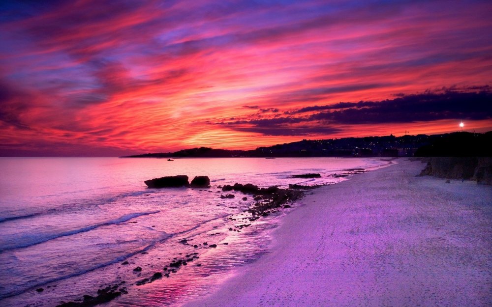 Фиолетовый пляж (67 фото) - 67 фото