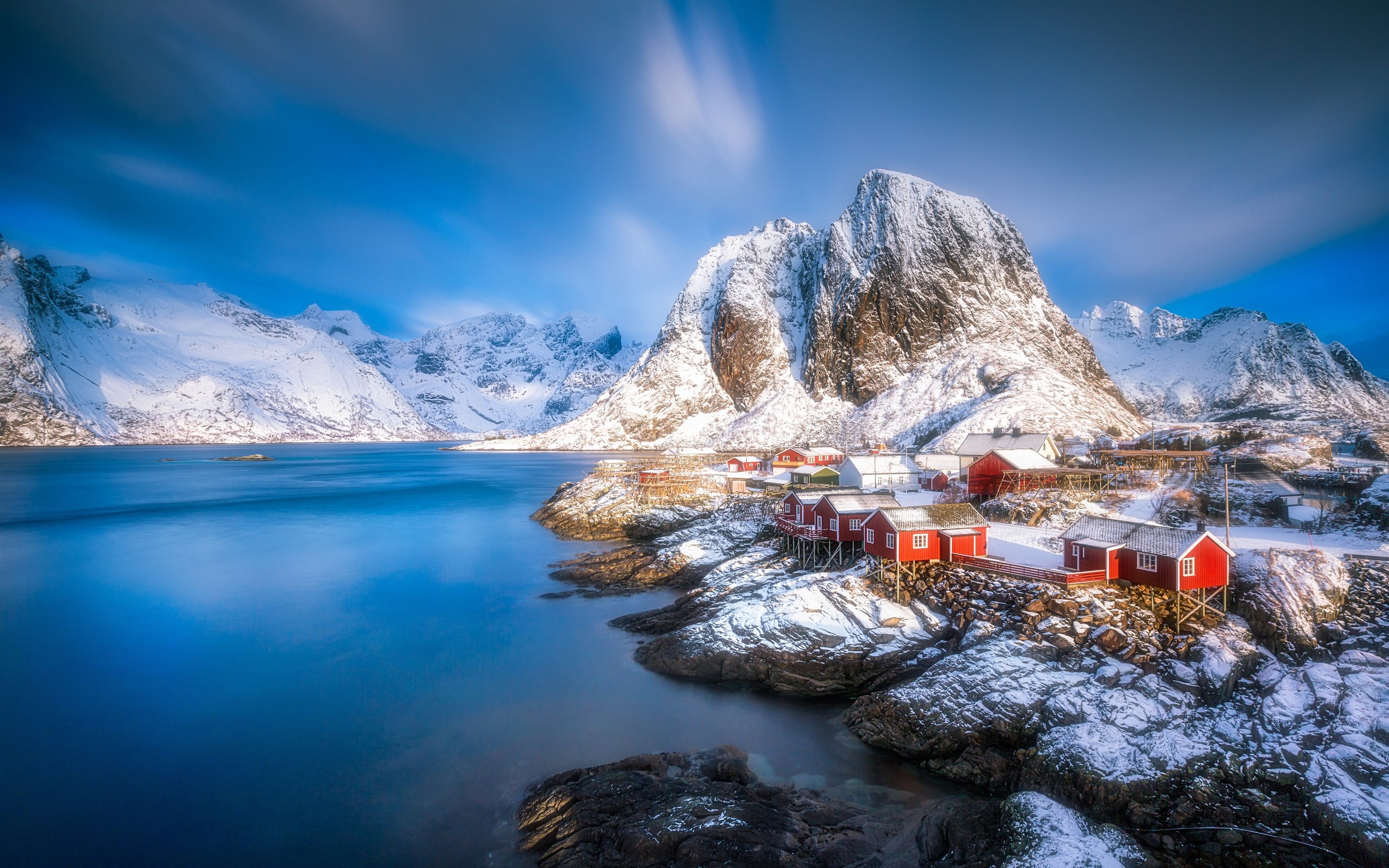 Фьорды Норвегии зимой (53 фото) - 53 фото