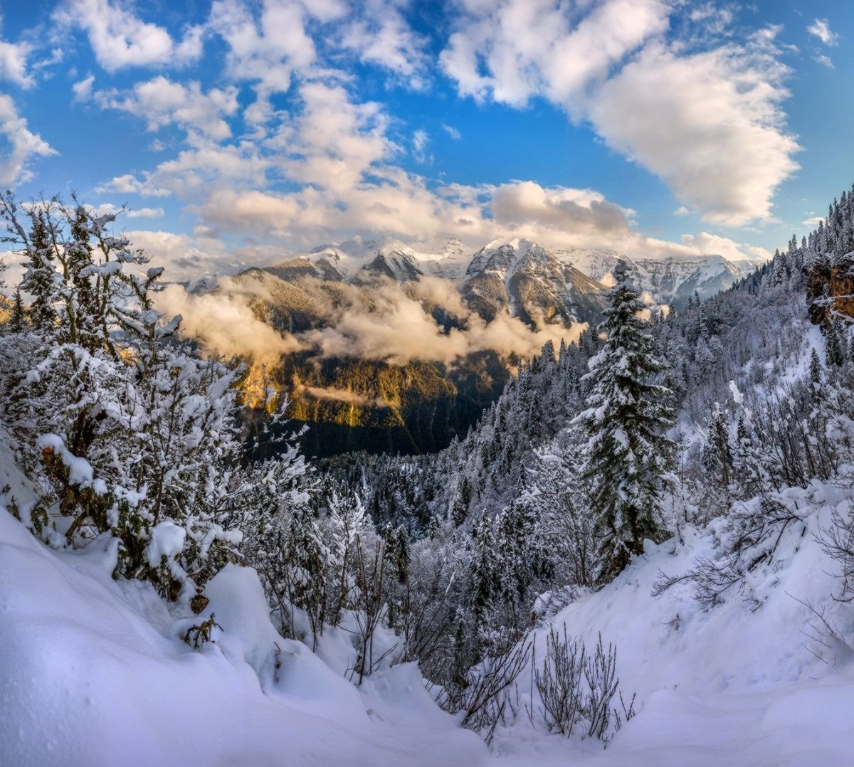 Снежная Абхазия
