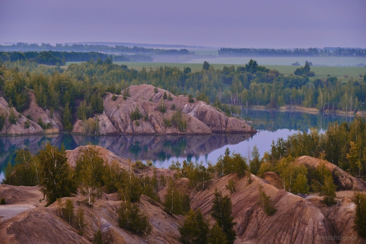 Тульская область голубые озёра д.Кондуки