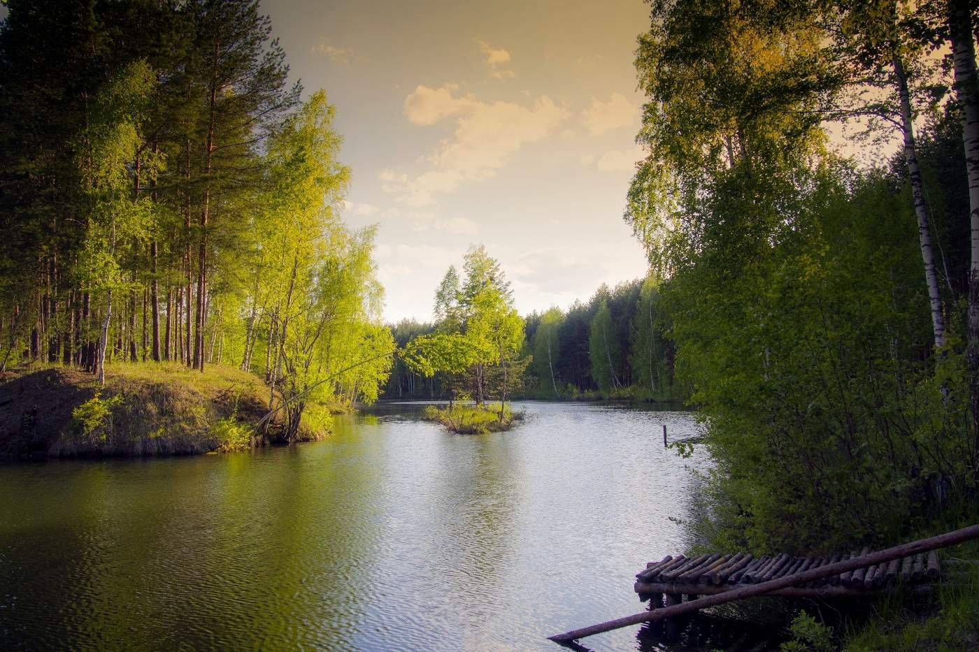 Озеро Горнешное Бологовского
