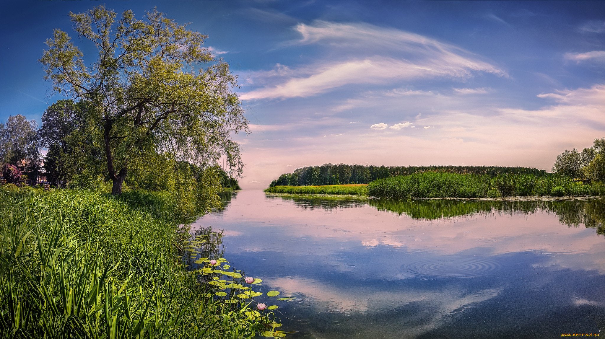 река и небо