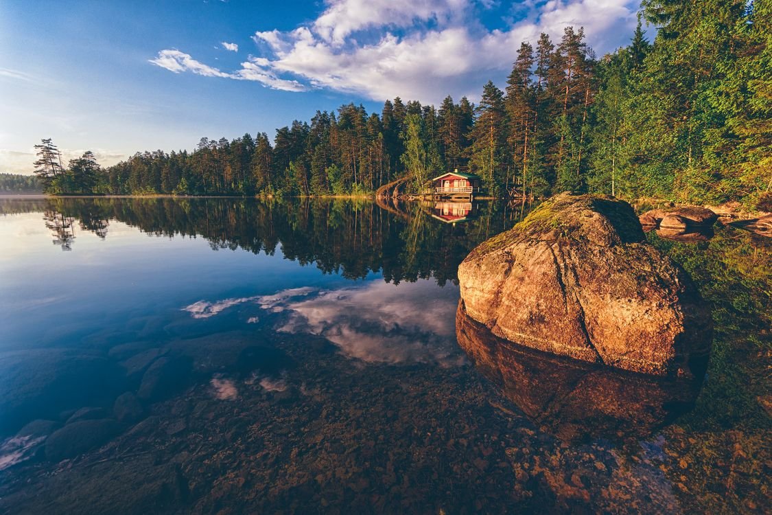 Национальный парк Оуланка Финляндия летом